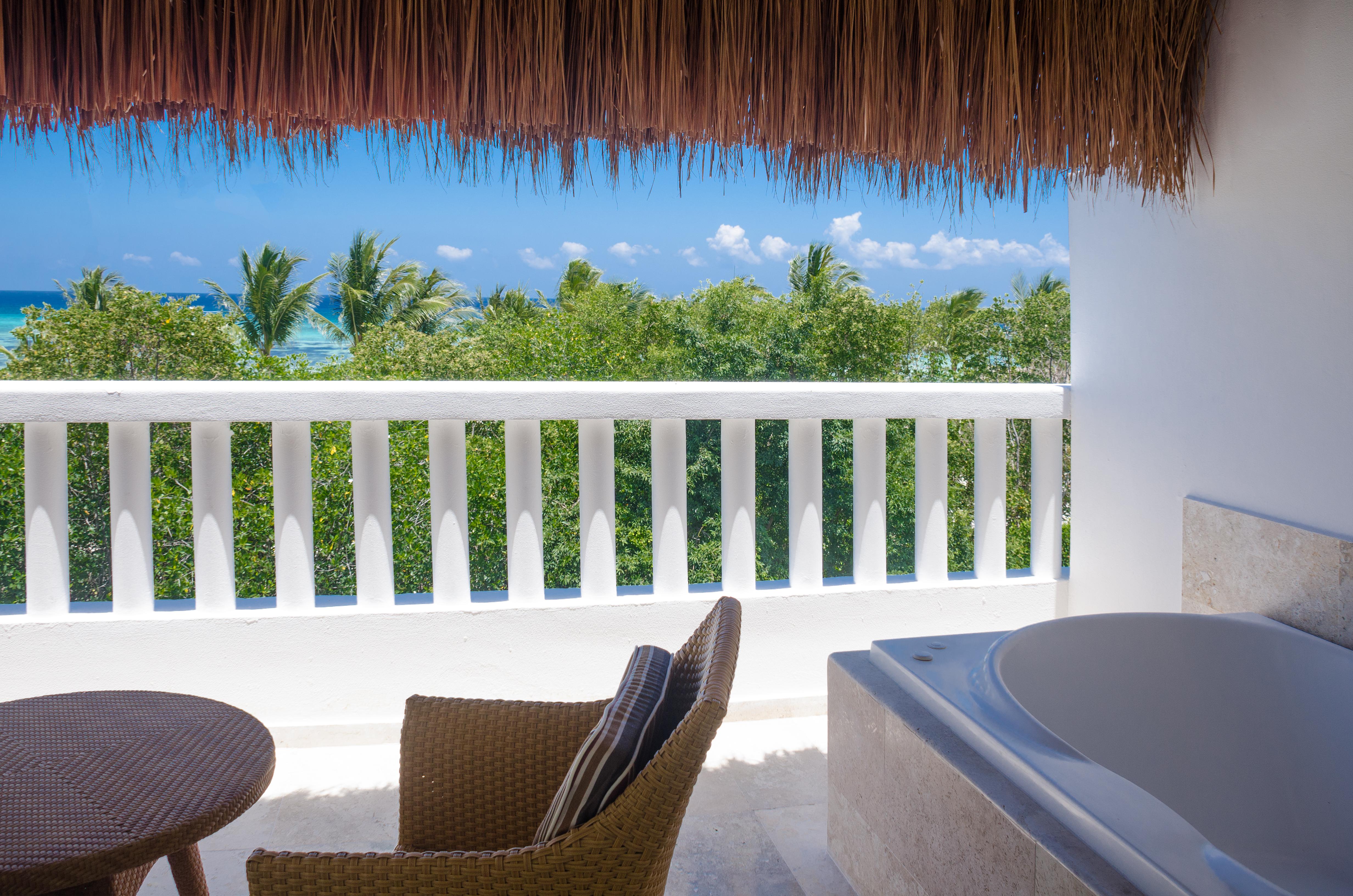 Grand Sunset Princess Playa del Carmen Exterior photo A view from a room at the Grand at Moon Palace